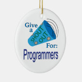 Décoration En Céramique Shout Out pour les programmeurs (Droite)