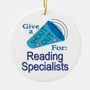 Décoration En Céramique Shout Out pour les spécialistes de la lecture