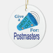 Décoration En Céramique Shout Out pour Postmasters (Gauche)