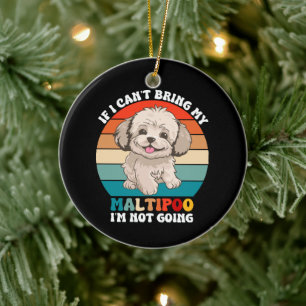 Décoration En Céramique Si je ne peux pas amener mon chien de Maltipoo, je