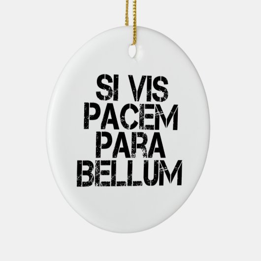Décoration En Céramique Si Vis Pacem Para Bellum (Droite)
