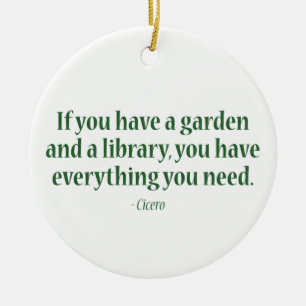 Décoration En Céramique Si vous avez un jardin et une bibliothèque