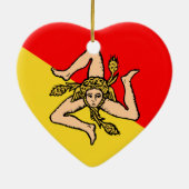 Décoration En Céramique Sicilien, Italie (Dos)