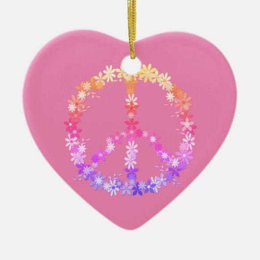 Décoration En Céramique Signal de paix (Devant)