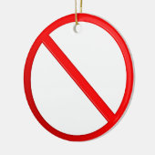 Décoration En Céramique Signal non autorisé (Gauche)