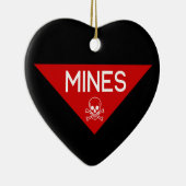 DÉCORATION EN CÉRAMIQUE SIGNE DE MINES | SIGNAGE | SYMBOLE (Droite)