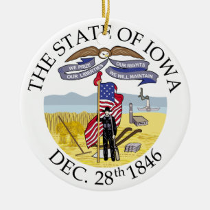 Décoration En Céramique signe Iowa