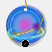 Décoration En Céramique Signe moderne Zodiac Sagittarius Citation Élément  (Devant)