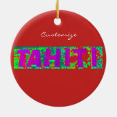 Décoration En Céramique SIGNE Tahiti Thunder_Cove (Dos)