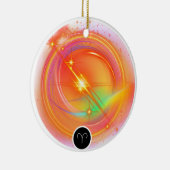 Décoration En Céramique SIGNE Zodiaque Moderne Citer | Élément incendie (Droite)