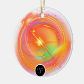 Décoration En Céramique SIGNE Zodiaque Moderne Citer | Élément incendie (Gauche)