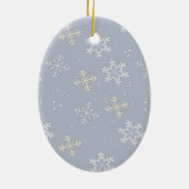 Décoration En Céramique Silencieux Snowman (Dos)