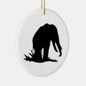 Décoration En Céramique Silhouette d'éléphant (Droite)