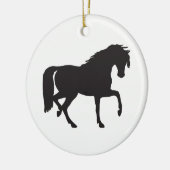 Décoration En Céramique Silhouette du cheval (Gauche)
