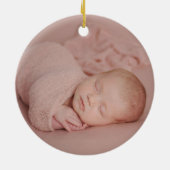 Décoration En Céramique Simple Blanc Or Angel Bless Baptême Calligraphie (Dos)