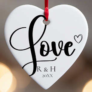 Décoration En Céramique Simple Élégant minimaliste Noël personnalisé