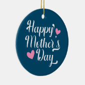 Décoration En Céramique Simple joyeuse calligraphie de la fête des mères | (Droite)