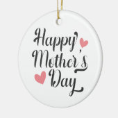 Décoration En Céramique Simple joyeuse calligraphie de la fête des mères | (Gauche)