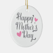 Décoration En Céramique Simple joyeuse calligraphie de la fête des mères | (Droite)