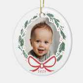 Décoration En Céramique Simple moderne Wreath Photo Ceramic Circle Ornemen (Gauche)