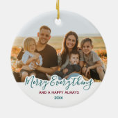 Décoration En Céramique Simple vert rouge tendance mignonne Merry Tout (Dos)