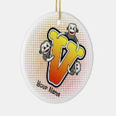 Décoration En Céramique Singe de chaussette Monogram V (Droite)