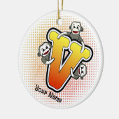 Décoration En Céramique Singe de chaussette Monogram V (Gauche)