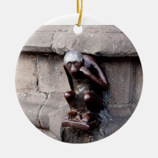 Décoration En Céramique Singe de Mons (Devant)