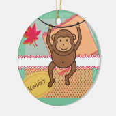 Décoration En Céramique Singe mignon (Gauche)