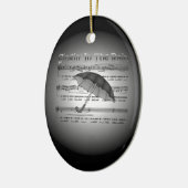 Décoration En Céramique Singin' dans la musique de feuille de ~ de (Gauche)