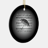 Décoration En Céramique Singin’ In the Rain ~ Umbrella ~ Sheet Music (Droite)