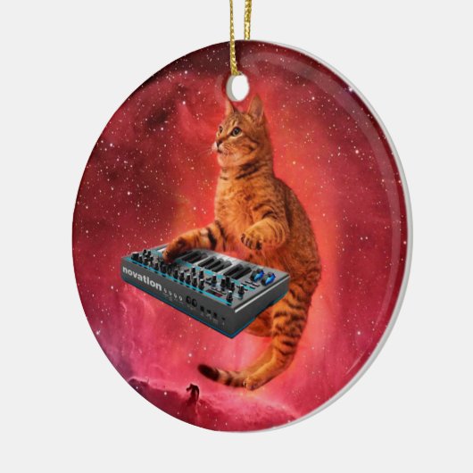 Décoration En Céramique Sinthesizer cat (Gauche)