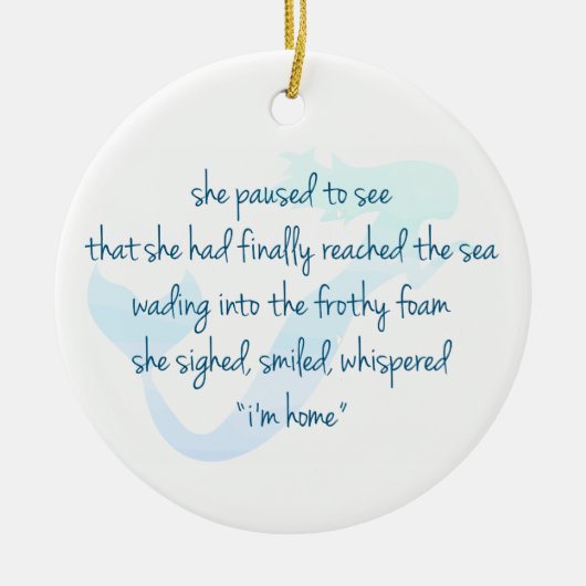 Décoration En Céramique Sirène (Devant)