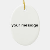 Décoration En Céramique sirène à cheveux dorés (Dos)