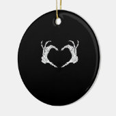 Décoration En Céramique Skeleton Heart Hands Classic (Gauche)