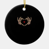 Décoration En Céramique Skeleton Mains Femmes Skeleton Mains Halloween (Devant)