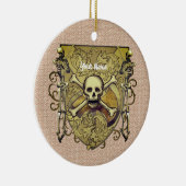 Décoration En Céramique Skeletons Shield (Droite)
