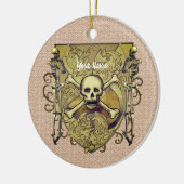 Décoration En Céramique Skeletons Shield (Gauche)
