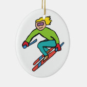 Décoration En Céramique Ski (Droite)