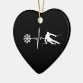 Décoration En Céramique Ski (Gauche)