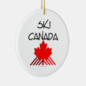 Décoration En Céramique Ski SUPÉRIEUR Canada (Droite)