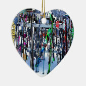 Décoration En Céramique Skis and Poles (Droite)