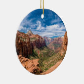 DÉCORATION EN CÉRAMIQUE SKIS BLEUS À ZIONS (Droite)