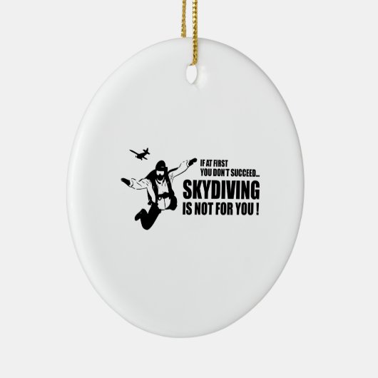 Décoration En Céramique Skydive n'est pas pour vous (Droite)