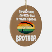 Décoration En Céramique Skydiver Frère Skydiver Sibling Retro Sunset (Droite)