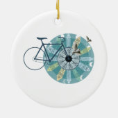 Décoration En Céramique Skyline d'Amsterdam (Dos)