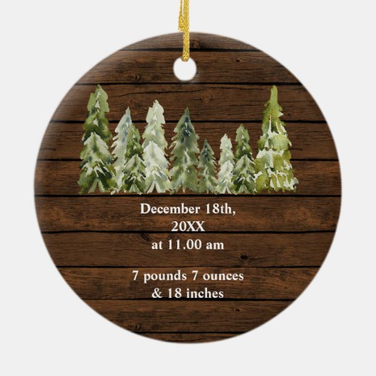 Décoration En Céramique Sleigh d'hiver Russe premier Noël (Dos)