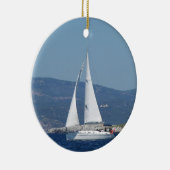 Décoration En Céramique Sloop blanc de Beneteau (Droite)