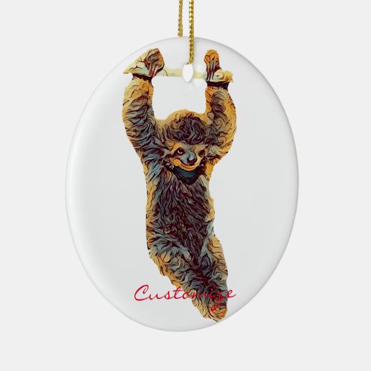 Décoration En Céramique Sloth Hanging Out Thunder_Cove (Droite)