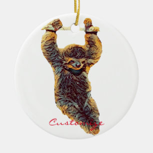 Décoration En Céramique Sloth Hanging Out Thunder_Cove